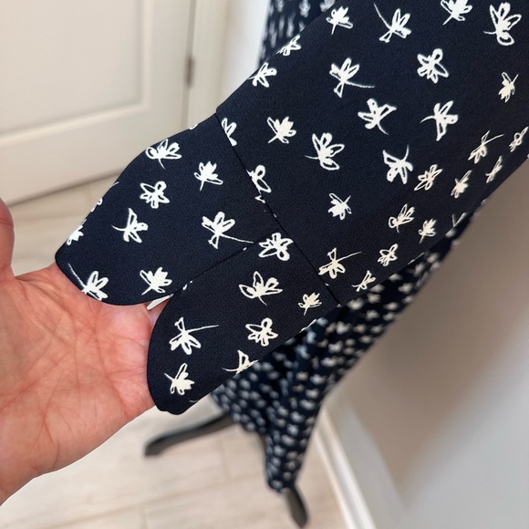 M&S Dress. Navy and White. UK size 14 US size 10 - Picture 3 of 9